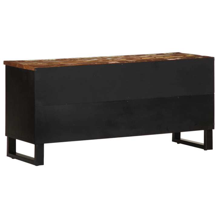 Dulap Tv, 100X33X46 Cm, Lemn Masiv Reciclat&Lemn Prelucrat