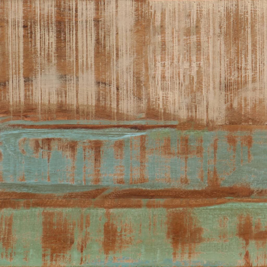 Comodă Tv, 100X33X46 Cm, Lemn Masiv Reciclat & Lemn Compozit