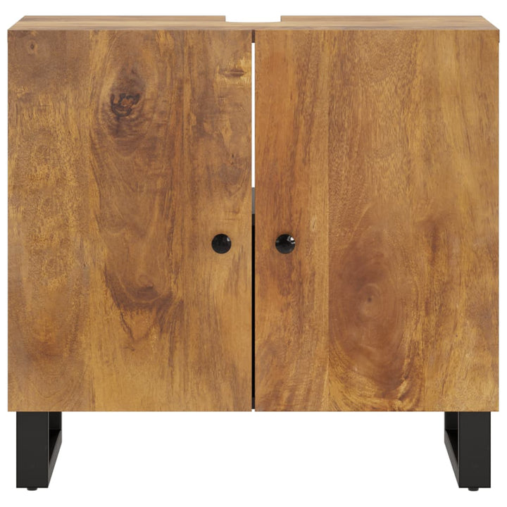 Dulap De Chiuvetă 62X33X58 Cm Lemn Masiv Mango & Lemn Compozit