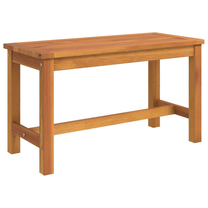 Bancă De Grădină 80X35X45 Cm, Lemn Masiv De Acacia