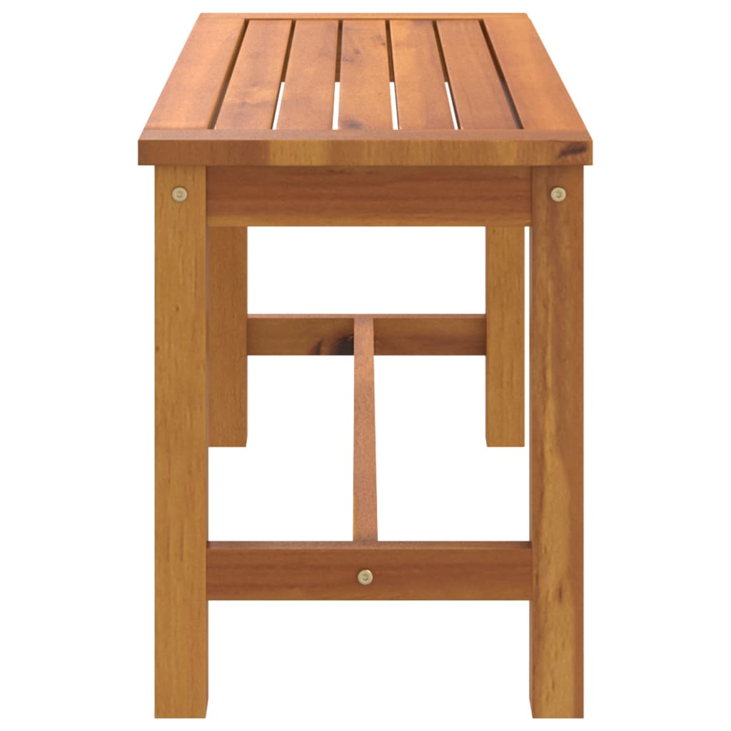 Bancă De Grădină 80X35X45 Cm, Lemn Masiv De Acacia