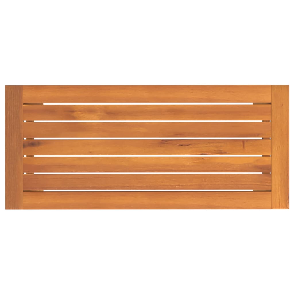 Bancă De Grădină 80X35X45 Cm, Lemn Masiv De Acacia