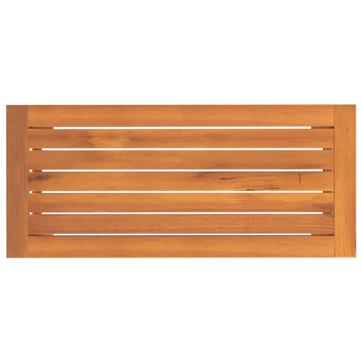 Bancă De Grădină 80X35X45 Cm, Lemn Masiv De Acacia