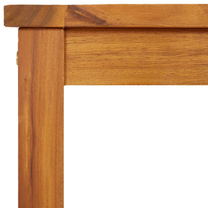 Bancă De Grădină 80X35X45 Cm, Lemn Masiv De Acacia