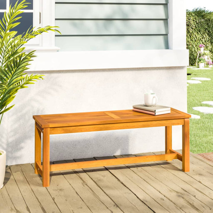 Bancă De Grădină 80X35X45 Cm, Lemn Masiv De Acacia