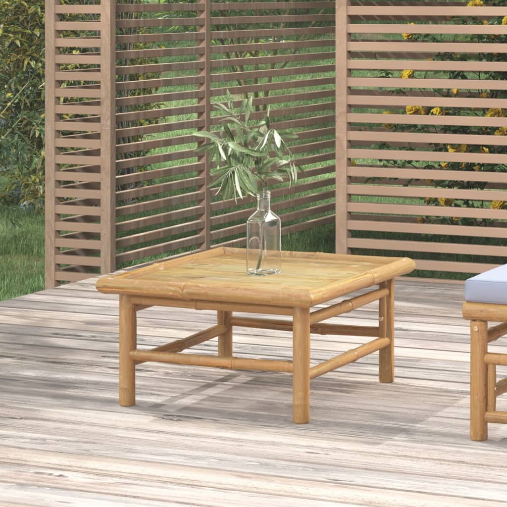 Set Mobilier De Grădină Cu Perne , 3 Piese, Bambus