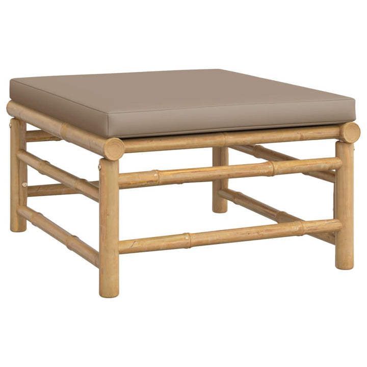 Set Mobilier De Grădină Cu Perne , 3 Piese, Bambus