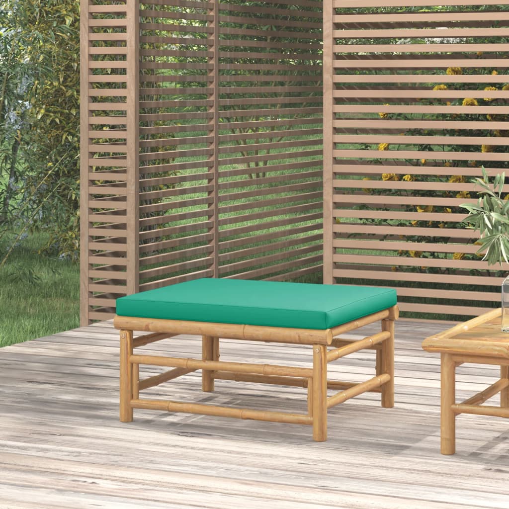 Set Mobilier De Grădină Cu Perne , 3 Piese, Bambus