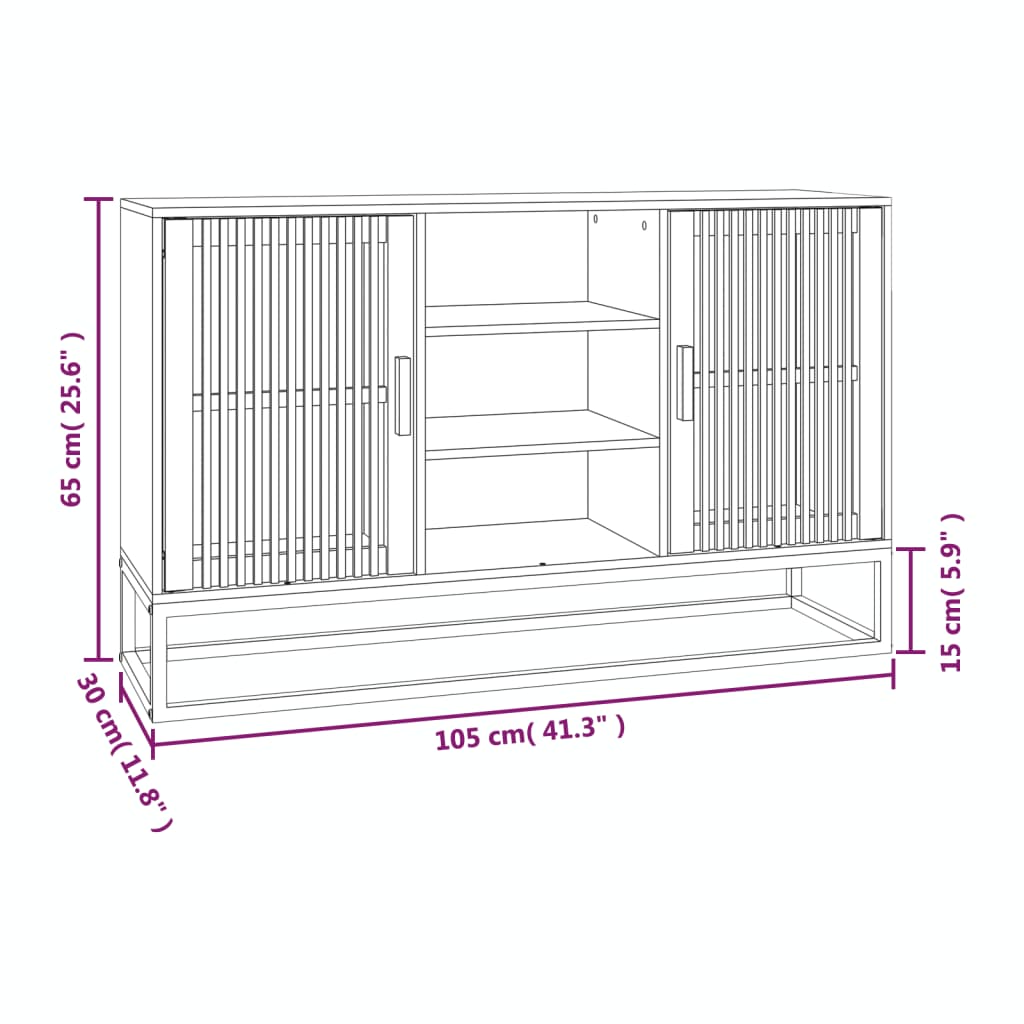 Dulap, , 105X30X65 Cm, Lemn Prelucrat