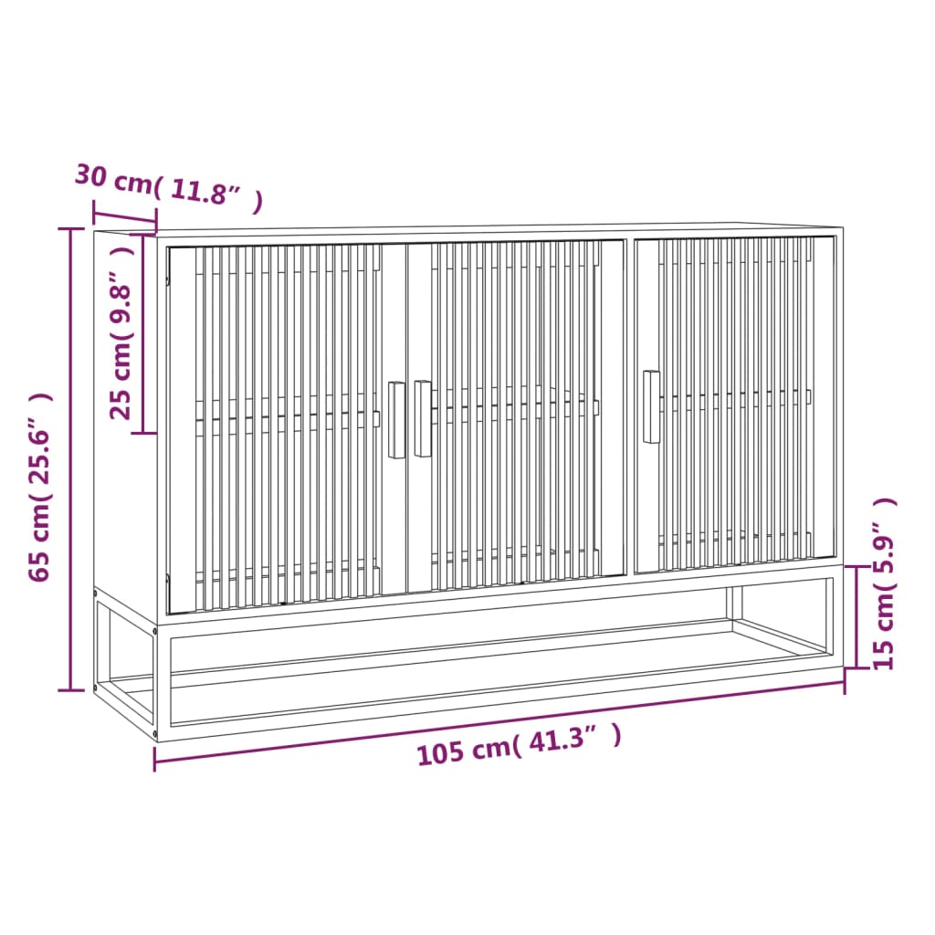 Dulap, , 105X30X65 Cm, Lemn Prelucrat