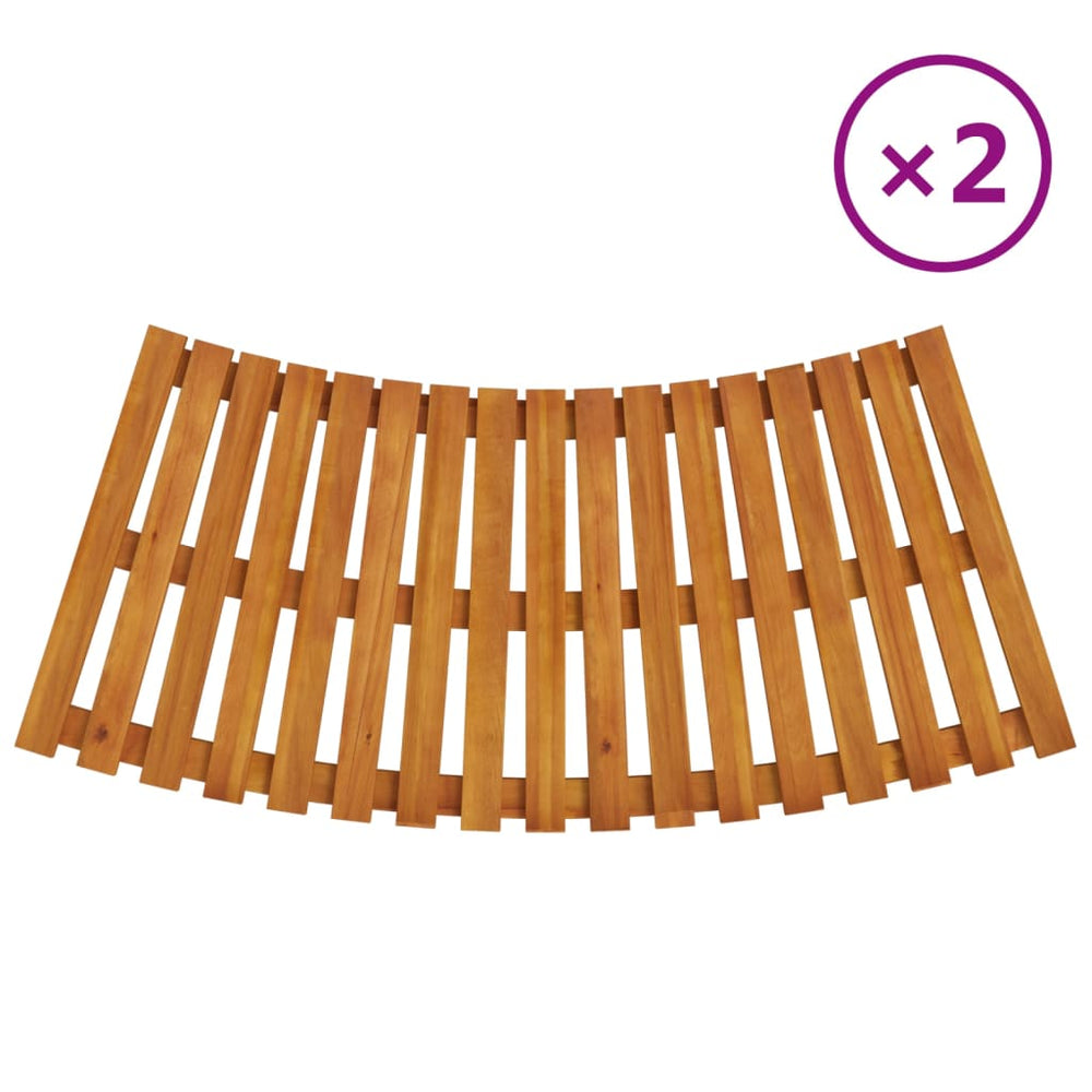Trepte Spa, 2 Buc., Lemn Masiv De Acacia