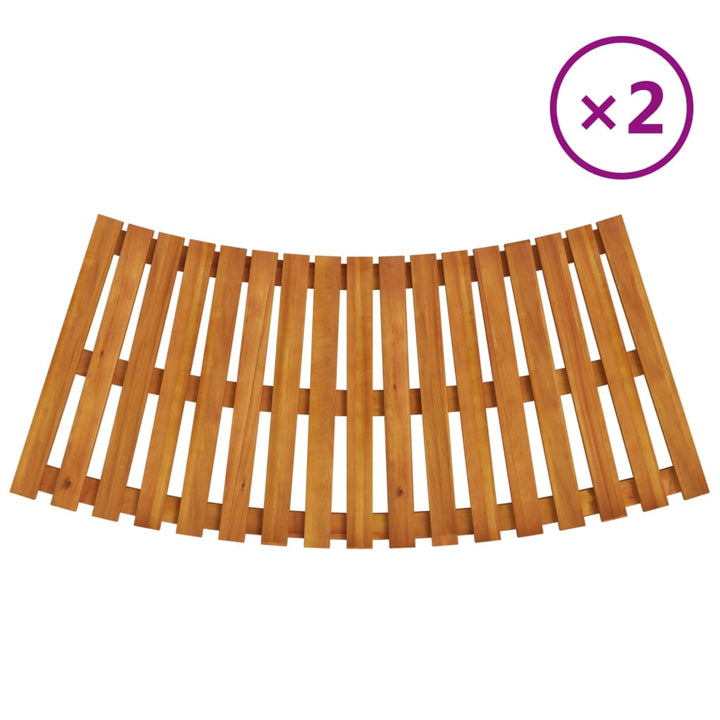 Trepte Spa, 2 Buc., Lemn Masiv De Acacia