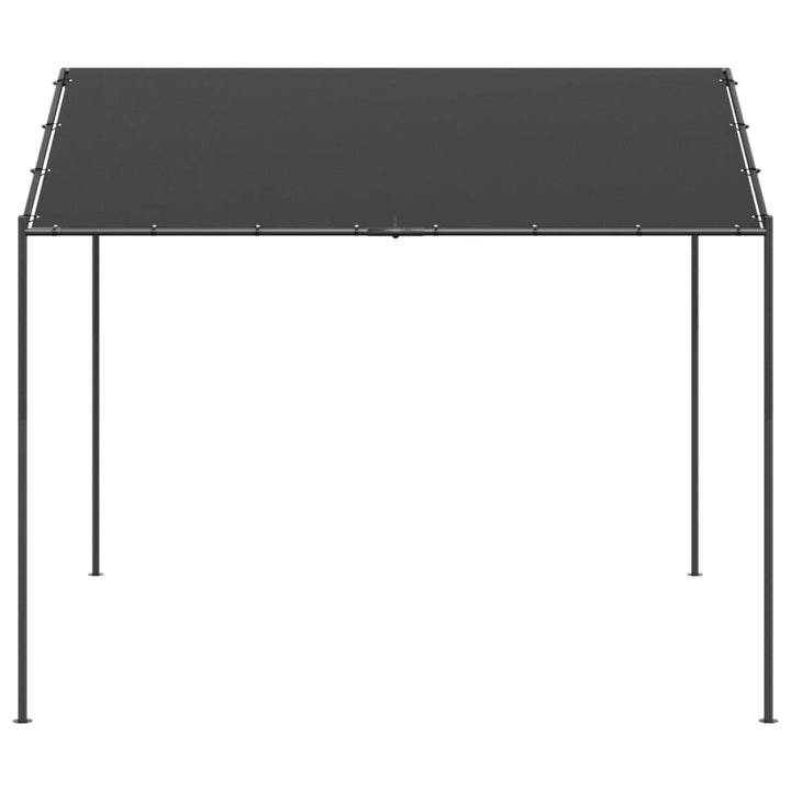 Cort Pavilion, Antracit, 3X3 M, Oțel Și Material Textil
