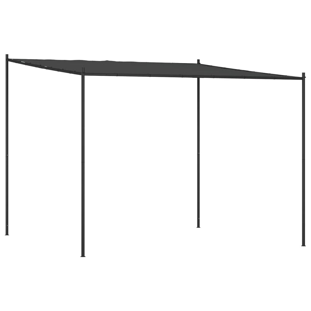 Foișor, Antracit, 3X3 M, 180 G/M², Material Textil Și Oțel