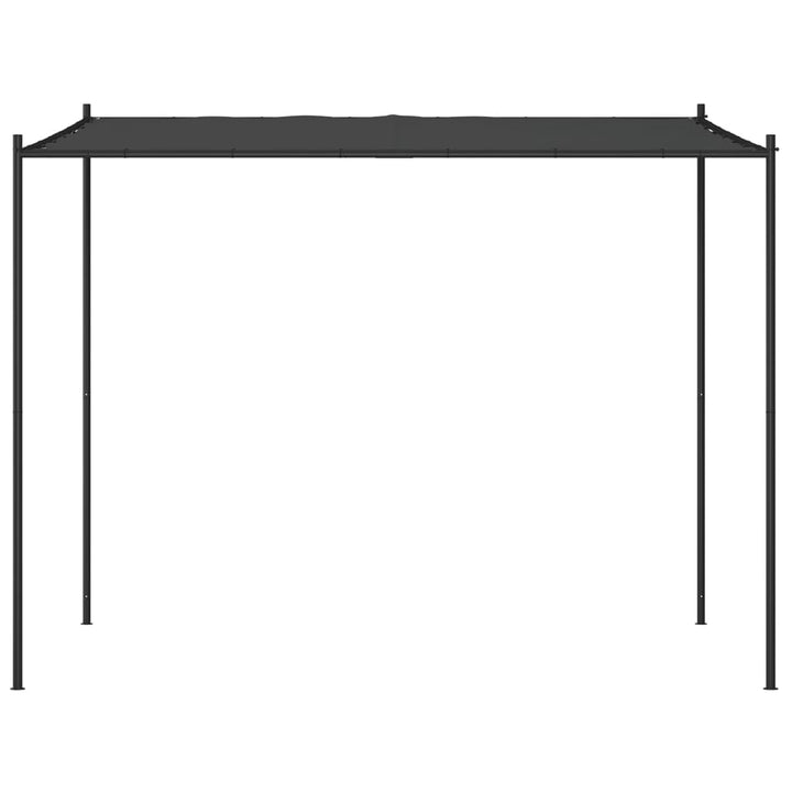Foișor, Antracit, 3X3 M, 180 G/M², Material Textil Și Oțel