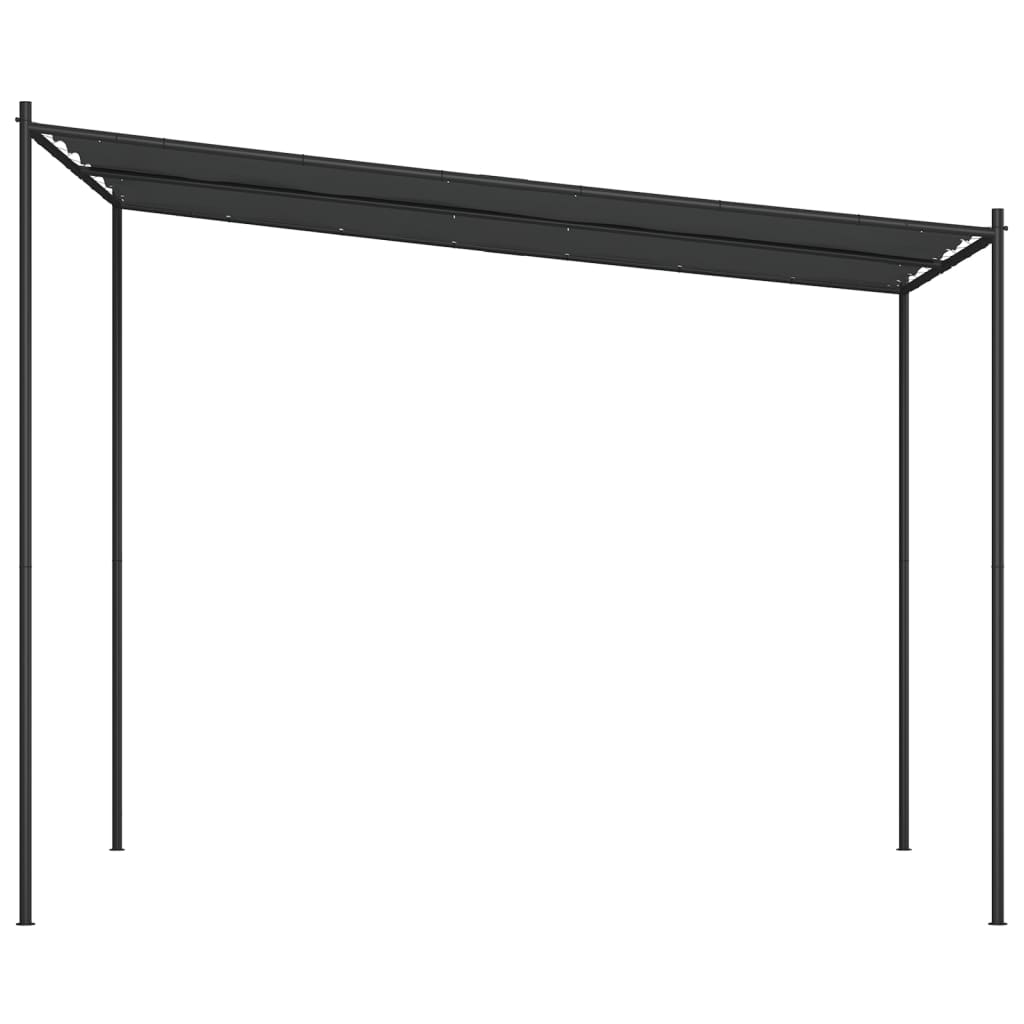 Foișor, Antracit, 3X3 M, 180 G/M², Material Textil Și Oțel