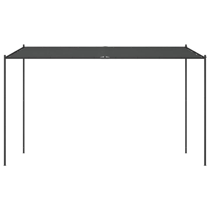 Foișor, Antracit, 4X4 M, 180 G/M², Material Textil Și Oțel