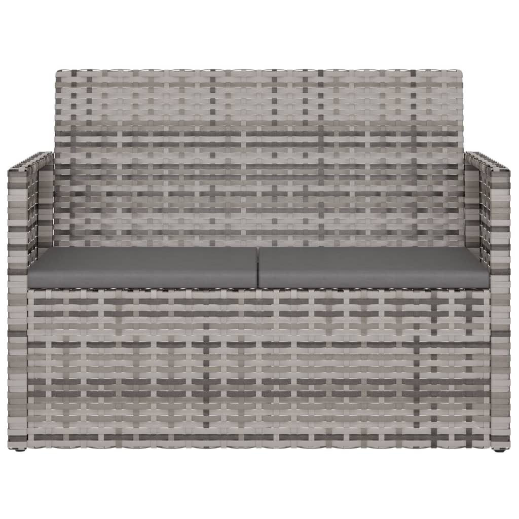 Bancă De Grădină Cu Perne, , 105 Cm, Poliratan