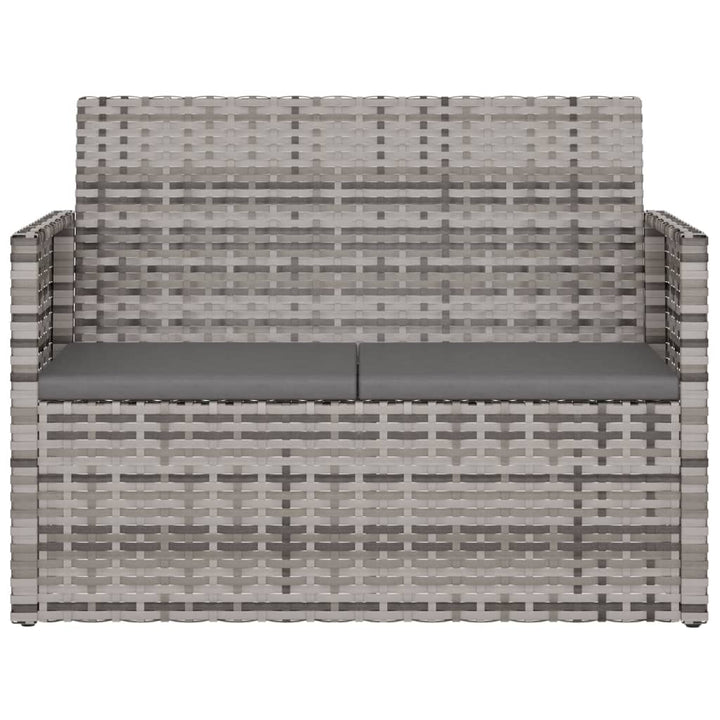 Bancă De Grădină Cu Perne, , 105 Cm, Poliratan