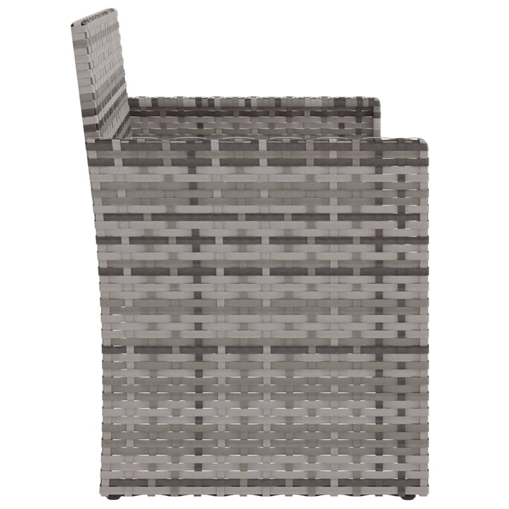 Bancă De Grădină Cu Perne, , 105 Cm, Poliratan