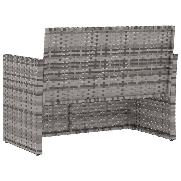 Bancă De Grădină Cu Perne, , 105 Cm, Poliratan