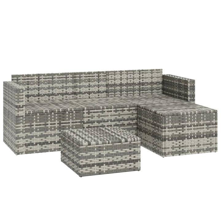 Set Mobilier De Grădină Cu Perne, 3 Piese, , Poliratan