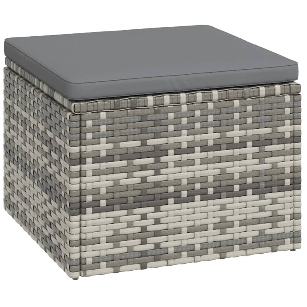 Set Mobilier De Grădină Cu Perne, 3 Piese, , Poliratan