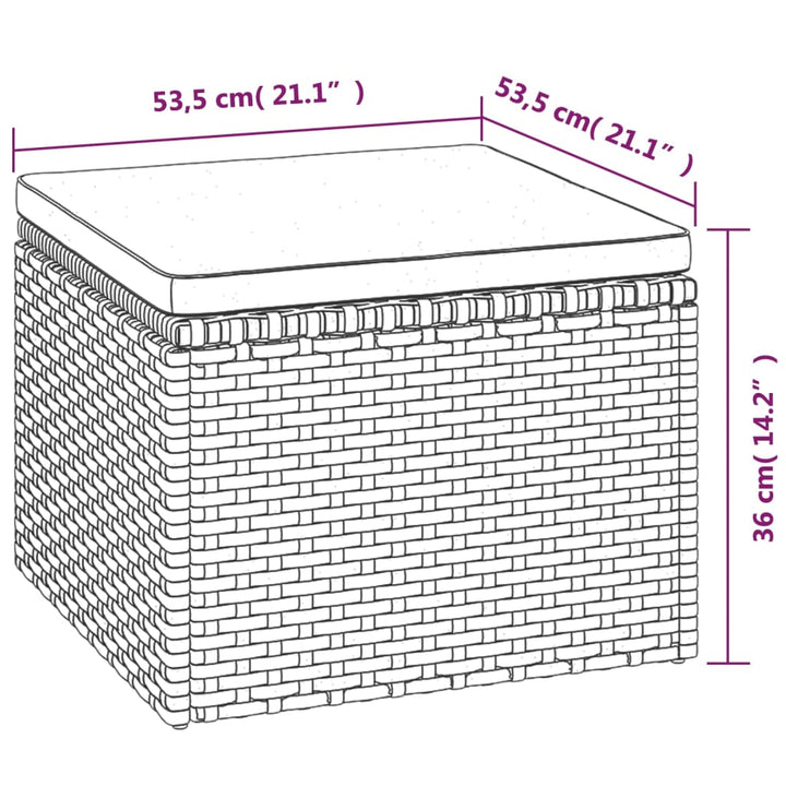 Set Mobilier De Grădină Cu Perne, 3 Piese, , Poliratan