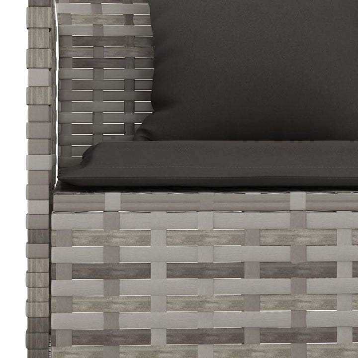 Set Mobilier De Grădină Cu Perne, 2 Piese, , Poliratan