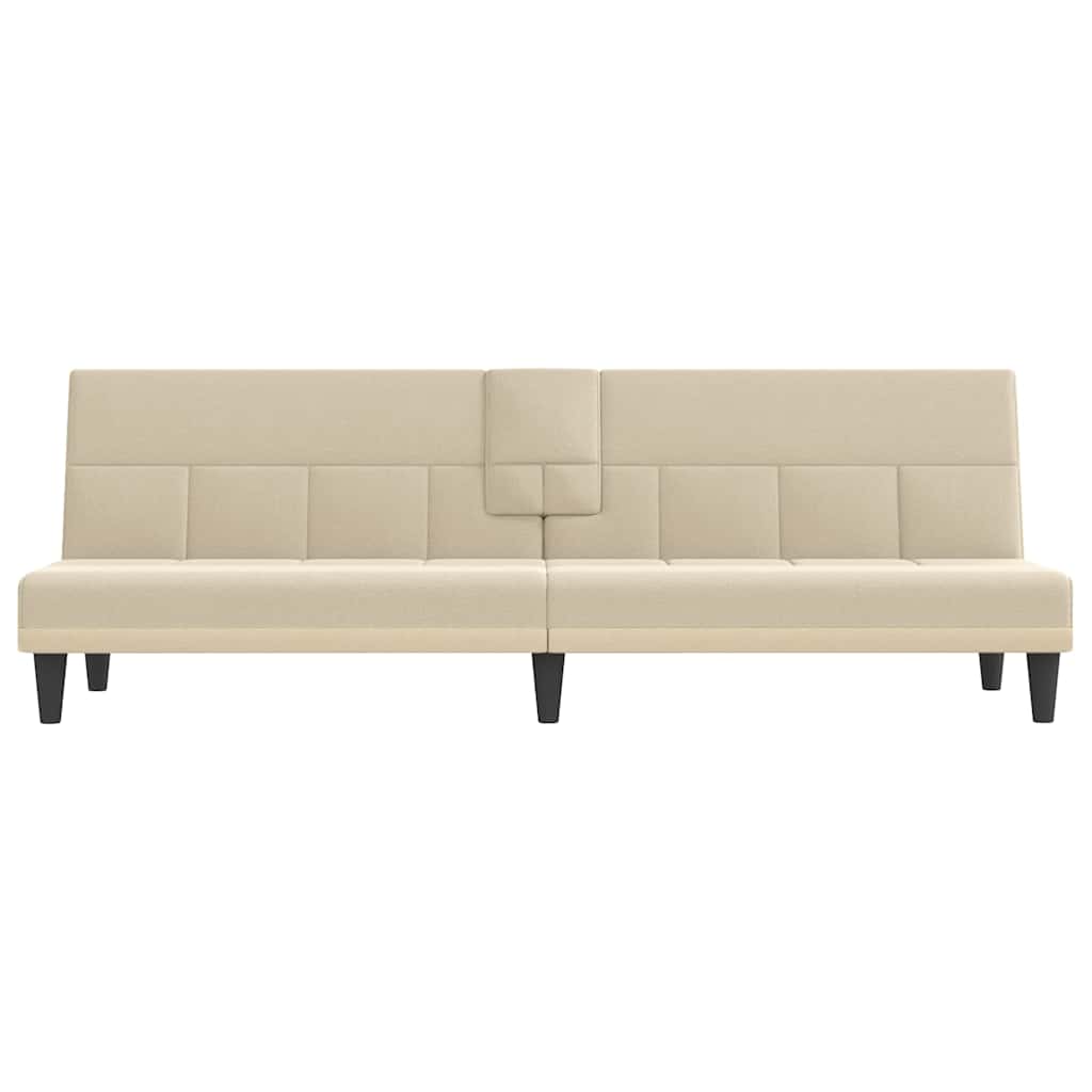 Canapea Extensibilă Cu Suporturi De Pahare, , Textil