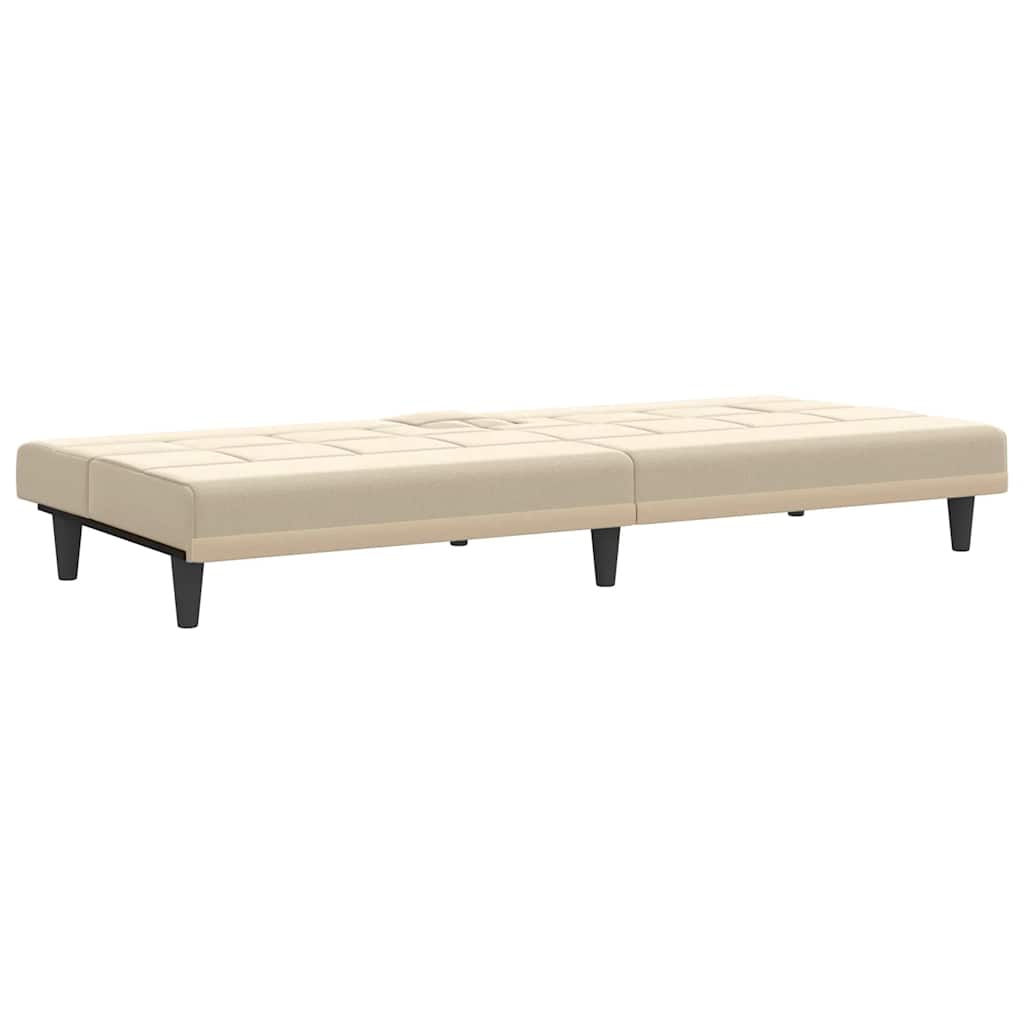 Canapea Extensibilă Cu Suporturi De Pahare, , Textil