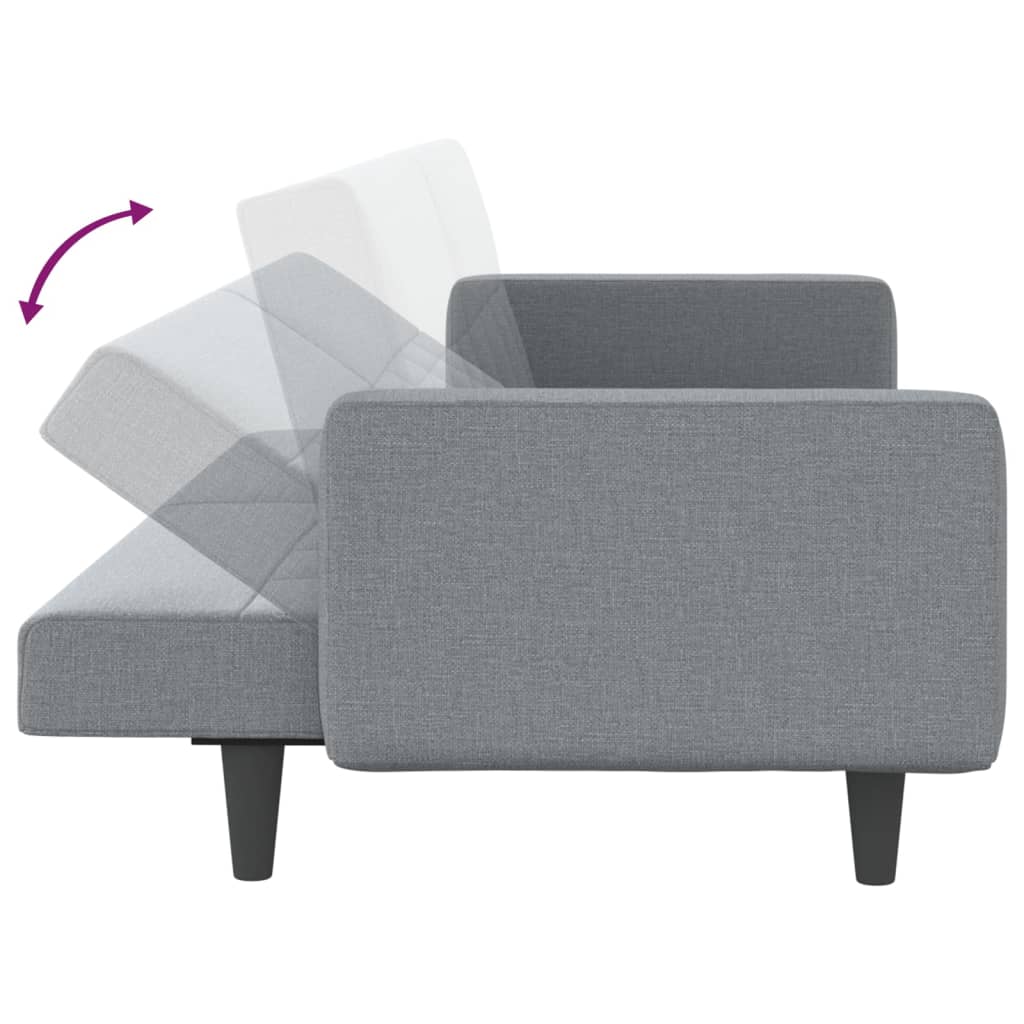 Canapea Extensibilă Cu Cotiere, , Textil