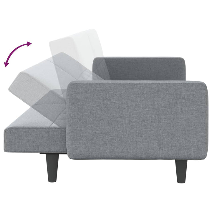 Canapea Extensibilă Cu Cotiere, , Textil