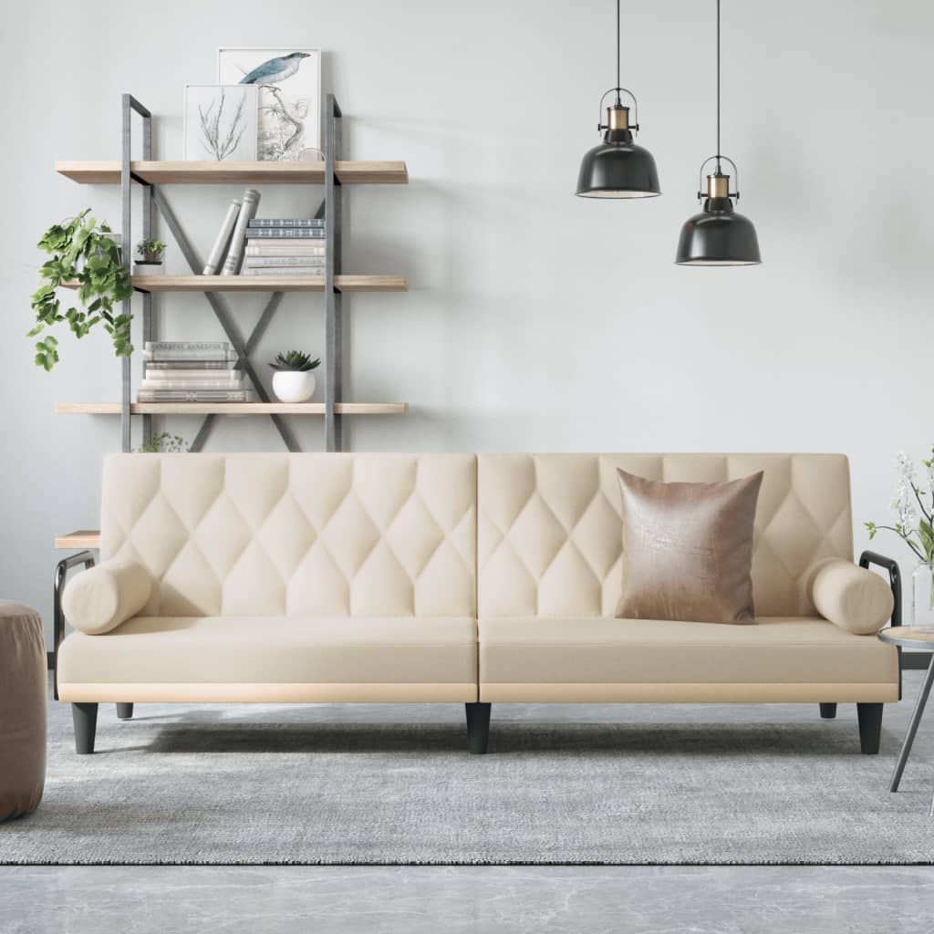 Canapea Extensibilă Cu Cotiere, , Textil