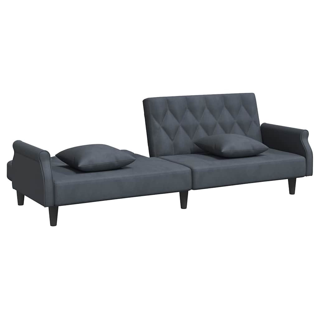 Canapea Extensibilă Cu Cotiere, , Catifea