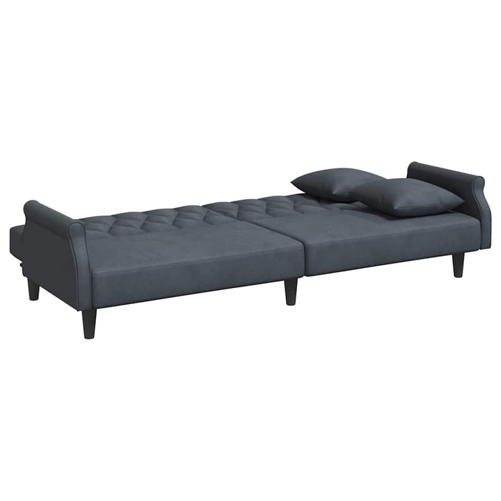 Canapea Extensibilă Cu Cotiere, , Catifea