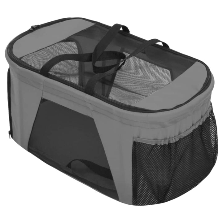 Cărucior Pliabil Câini 2 Niveluri 83X48X97 Cm Textil Oxford