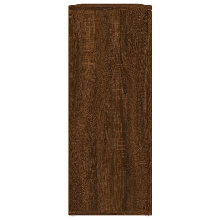 Servantă, Stejar Maro, 91X29,5X75 Cm, Lemn Prelucrat