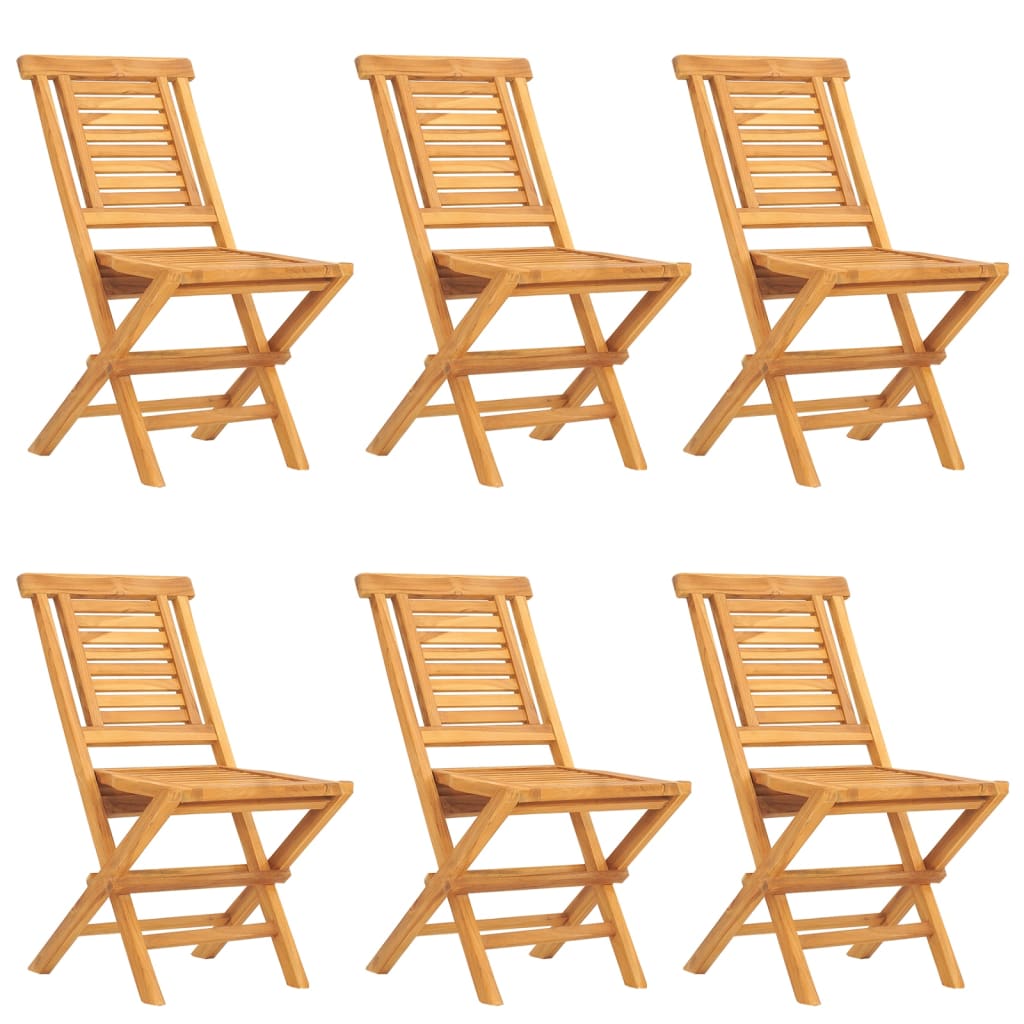 Set Mobilier De Grădină, 7 Piese, Lemn Masiv De Tec