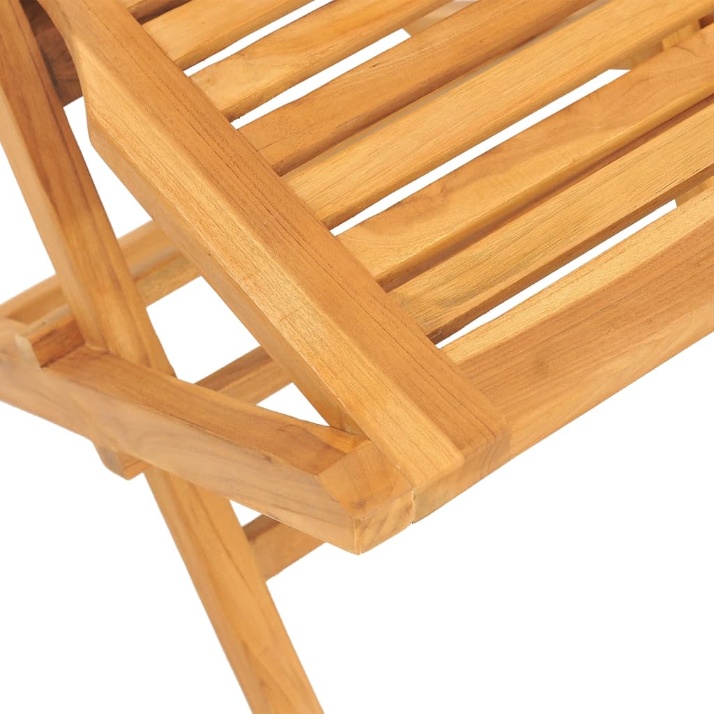 Set Mobilier De Grădină, 7 Piese, Lemn Masiv De Tec