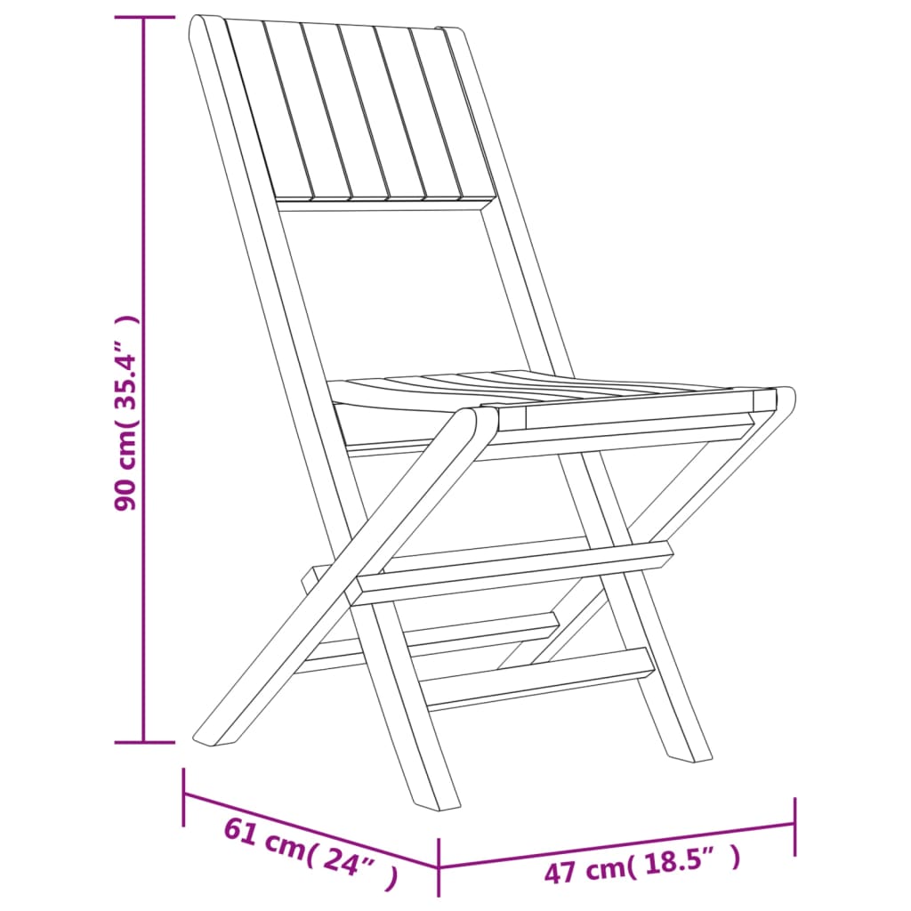 Set Mobilier De Grădină, 7 Piese, Lemn Masiv De Tec