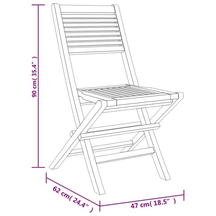 Set Mobilier De Grădină, 7 Piese, Lemn Masiv De Tec