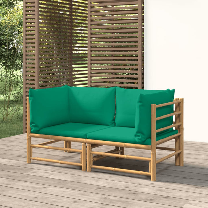 Set Mobilier De Grădină Cu Perne , 6 Piese, Bambus