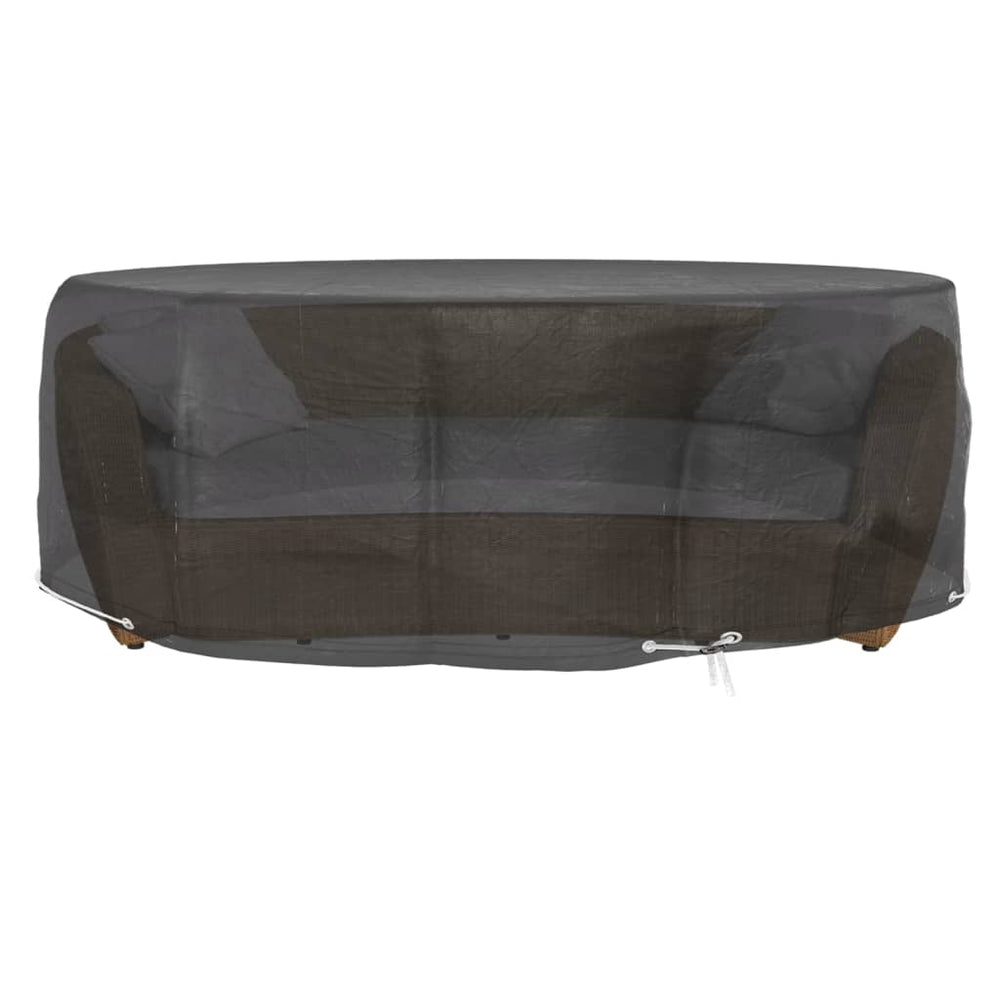 Huse Mobilier Tip Insulă, 2 Buc., 10 Ocheți, Rotund, Ø236X67 Cm