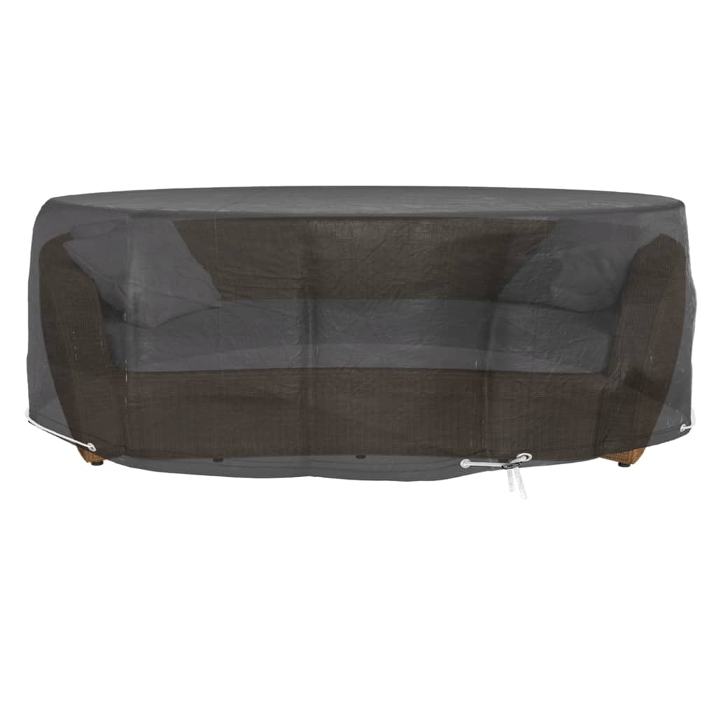 Huse Mobilier Tip Insulă, 2 Buc., 10 Ocheți, Rotund, Ø236X67 Cm