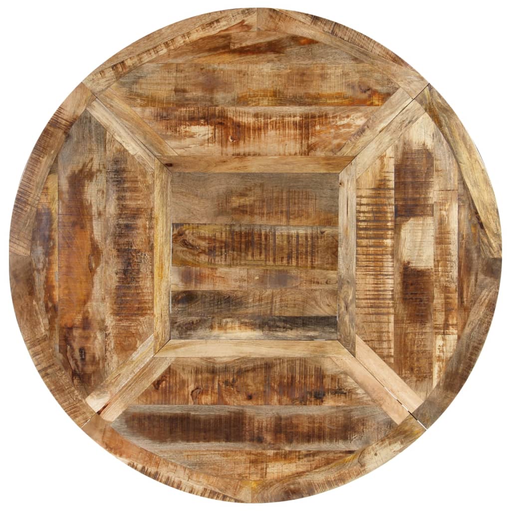 Masă De Bucătărie, Ø150X76, Lemn Masiv De Mango Brut