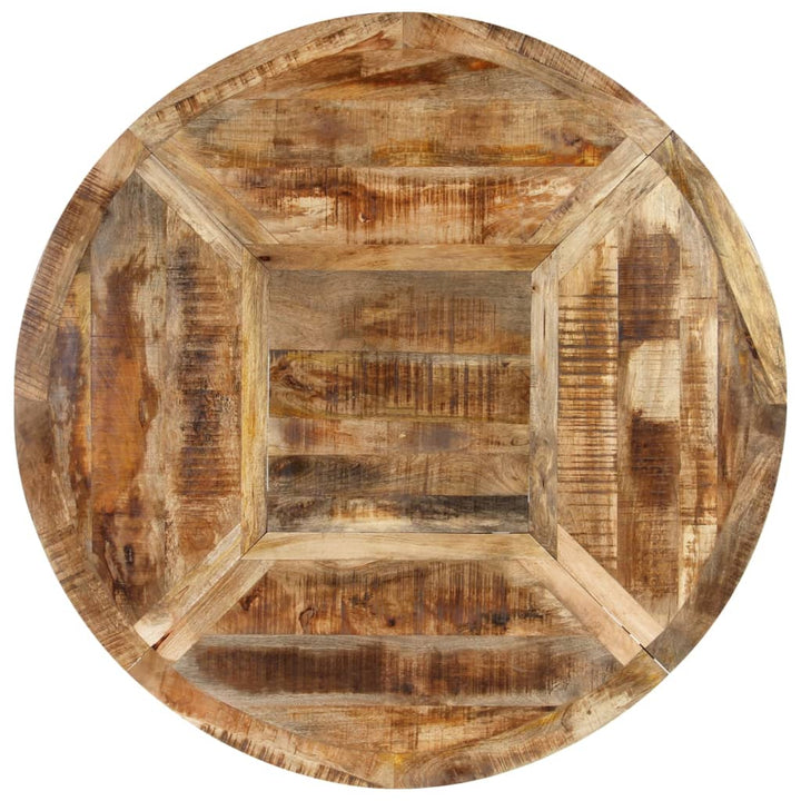 Masă De Bucătărie, Ø150X76, Lemn Masiv De Mango Brut