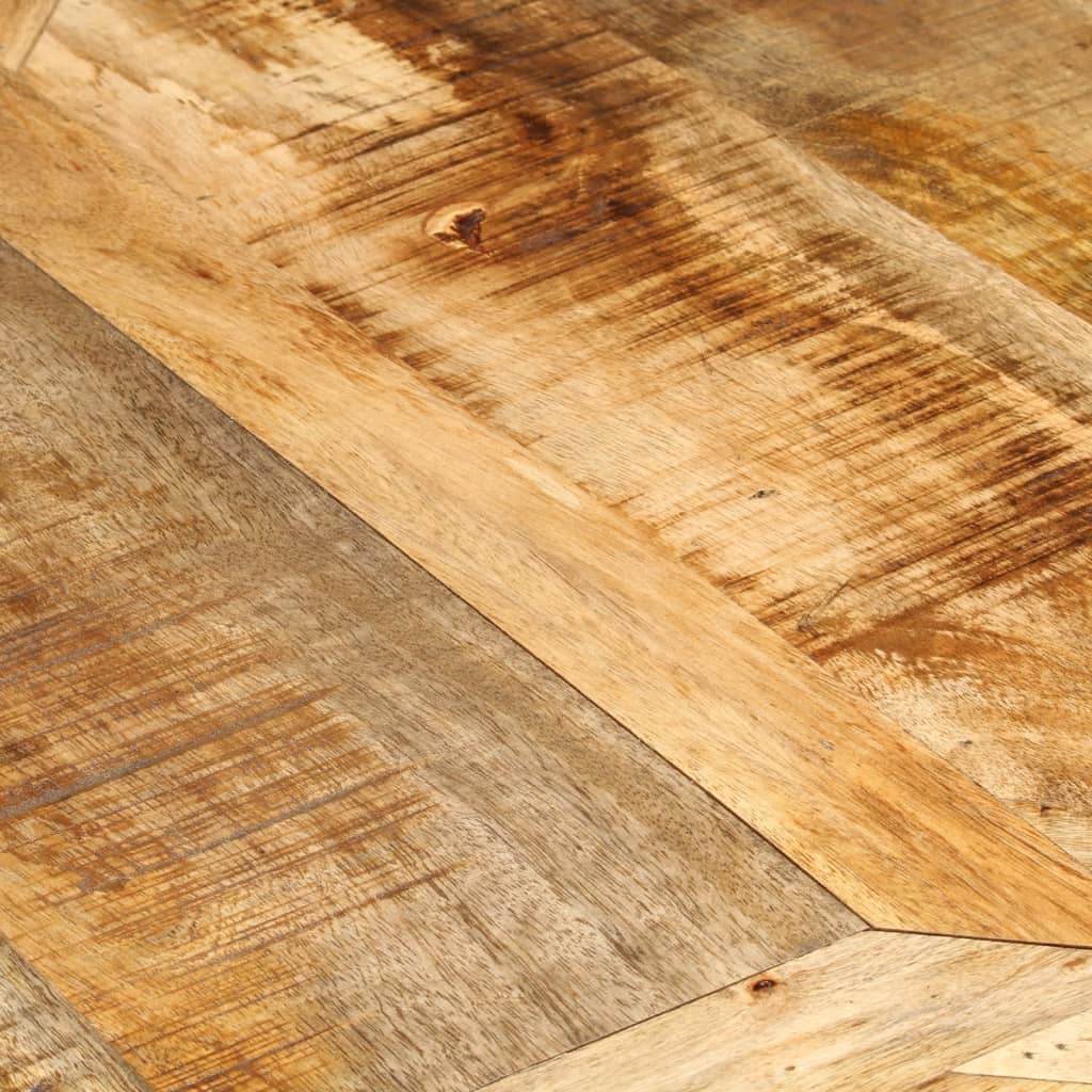 Masă De Bucătărie, Ø150X76, Lemn Masiv De Mango Brut