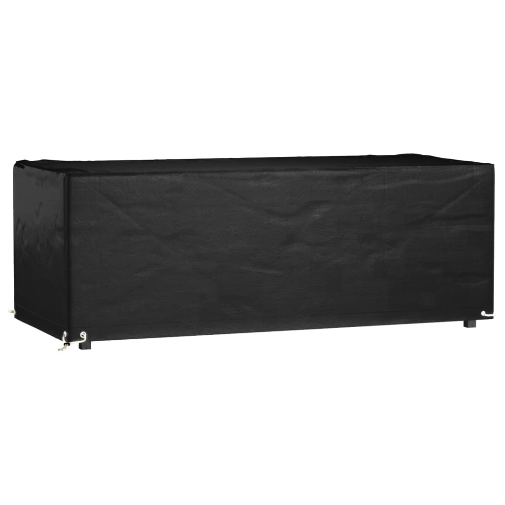 Huse Mobilier Grădină, 2 Buc, 12 Ocheți, 325X205X90 Cm