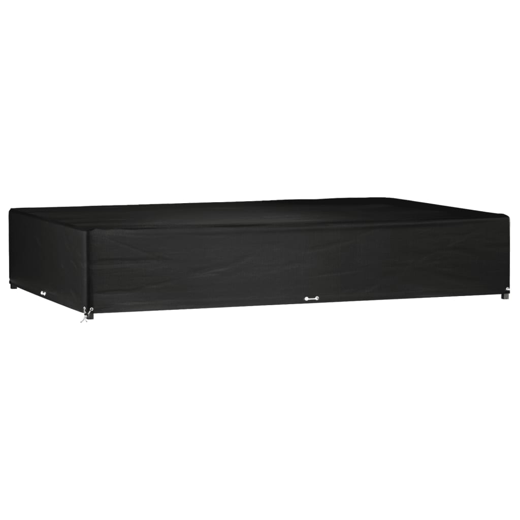 Huse Mobilier Grădină, 2 Buc, 12 Ocheți, 325X205X90 Cm